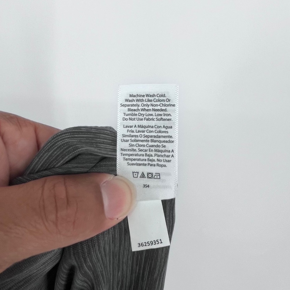 2 - Athletic Works T-Shirts Mens Medium Gray Space Dye Performance Short Sleeve - Picture 5 of 7
